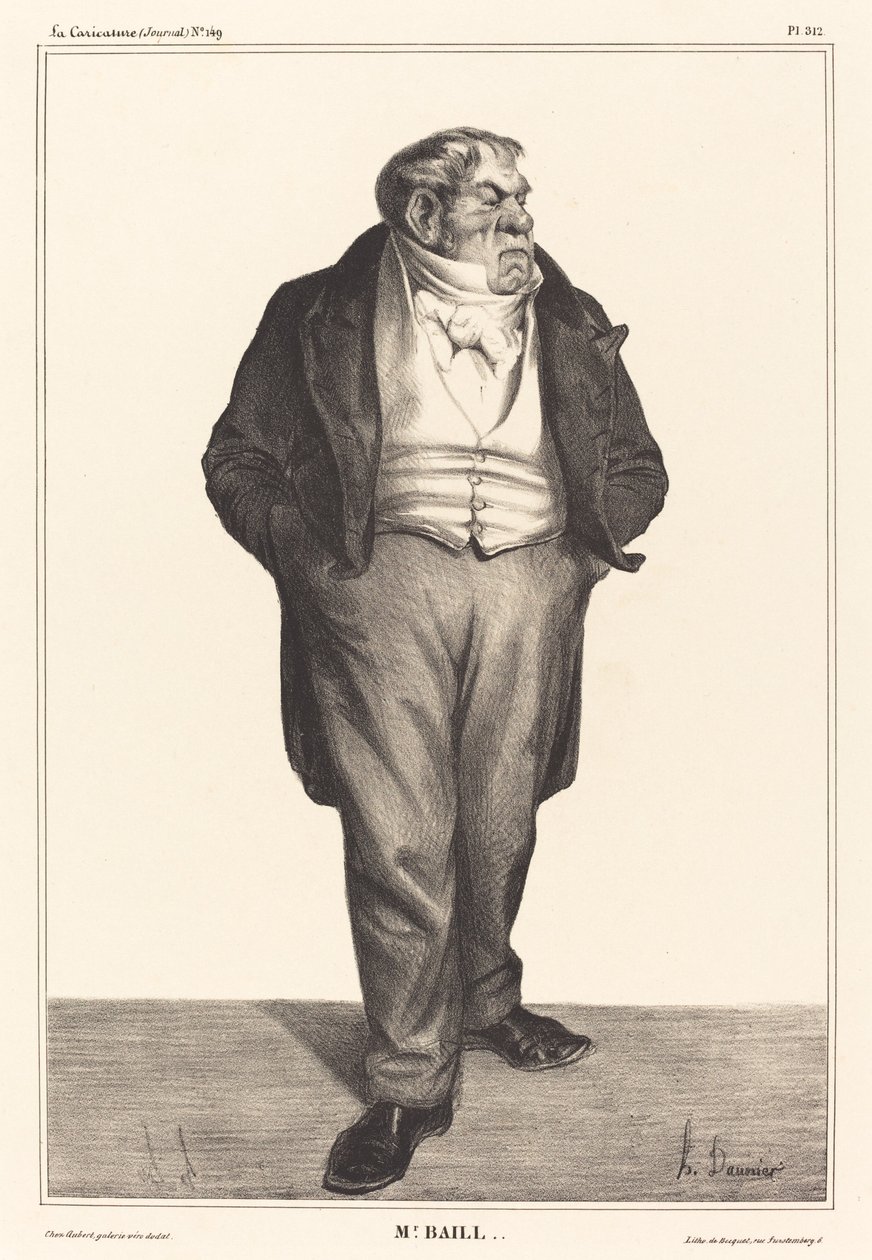 Baillot tekijältä Honoré Daumier