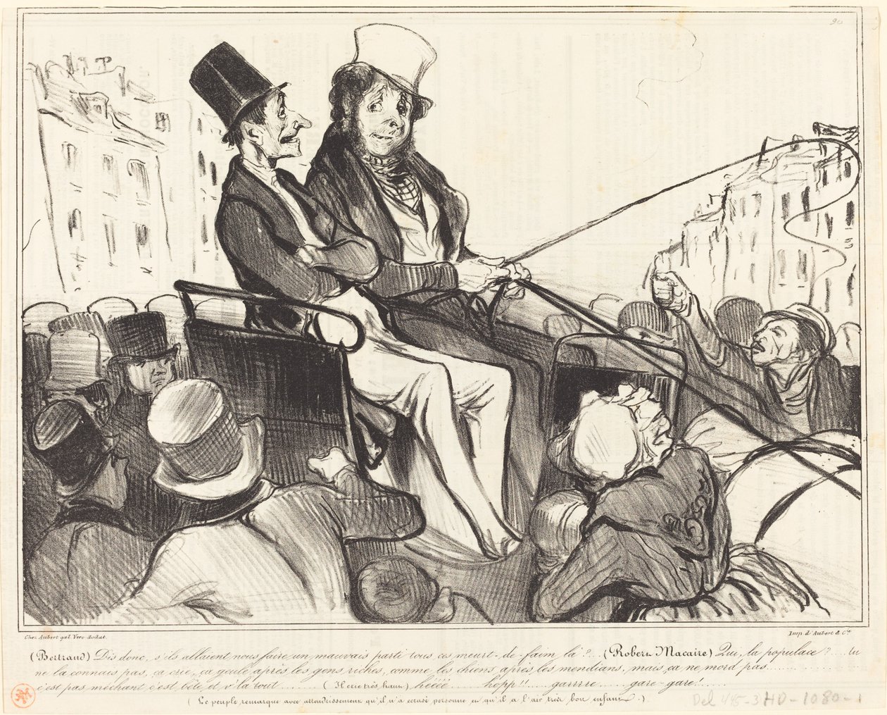 Bertrand, kerro minulle, jos he tekisivät meidät... tekijältä Honoré Daumier