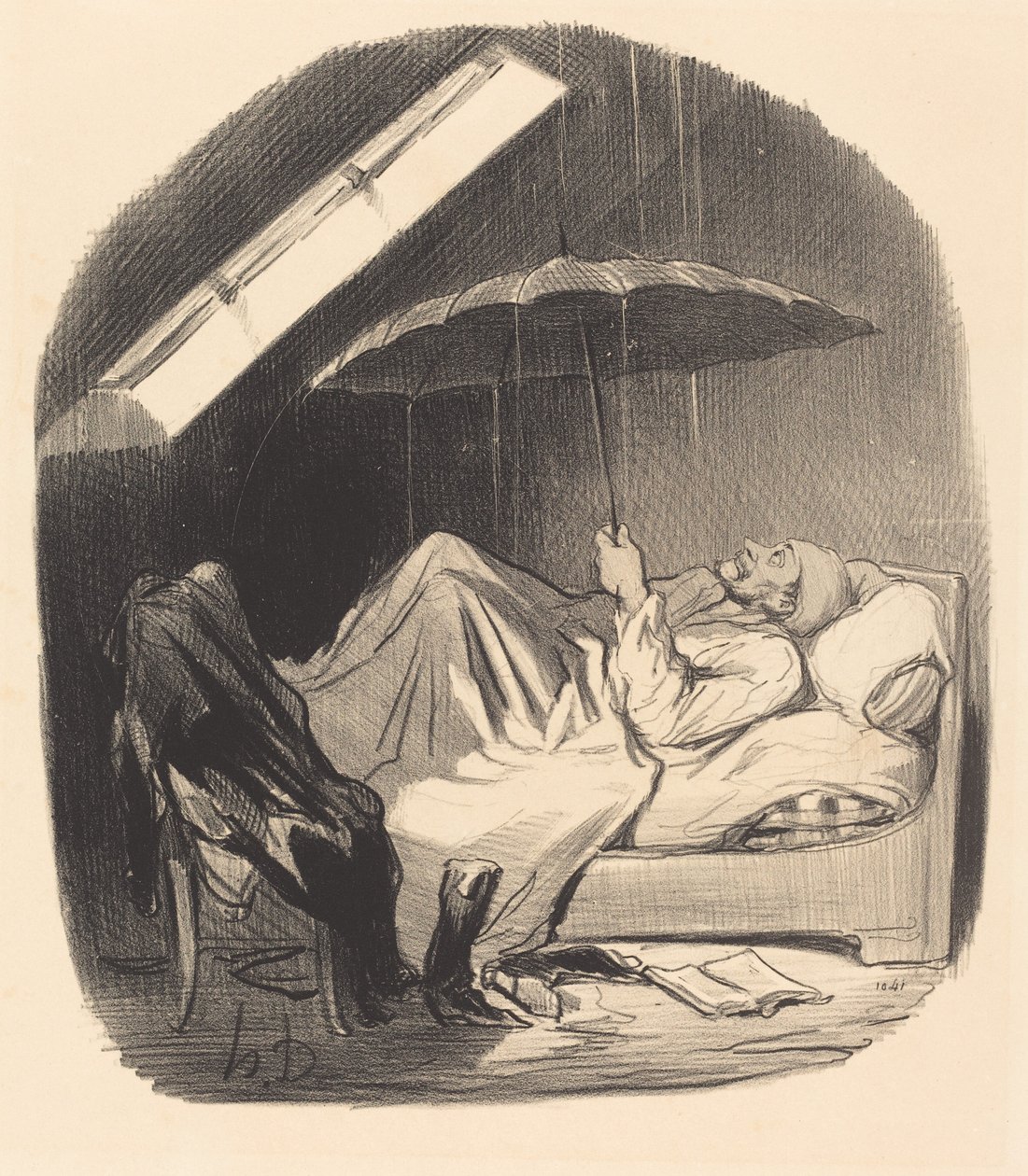 Omistajan ryöstäjä... tekijältä Honoré Daumier