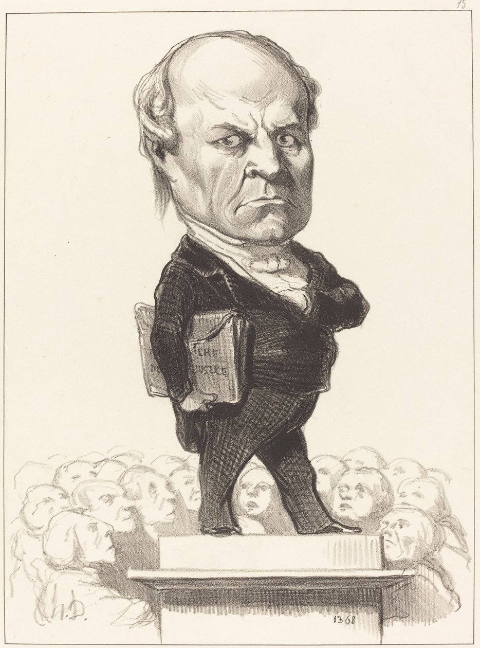 C.H. Odilon Barrot tekijältä Honoré Daumier