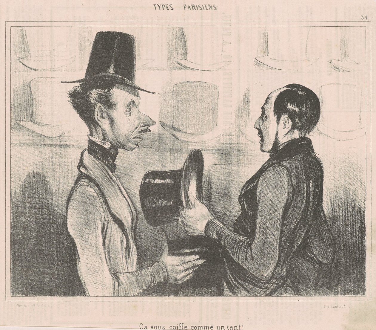 Se sopii sinulle kuin hanska! tekijältä Honoré Daumier