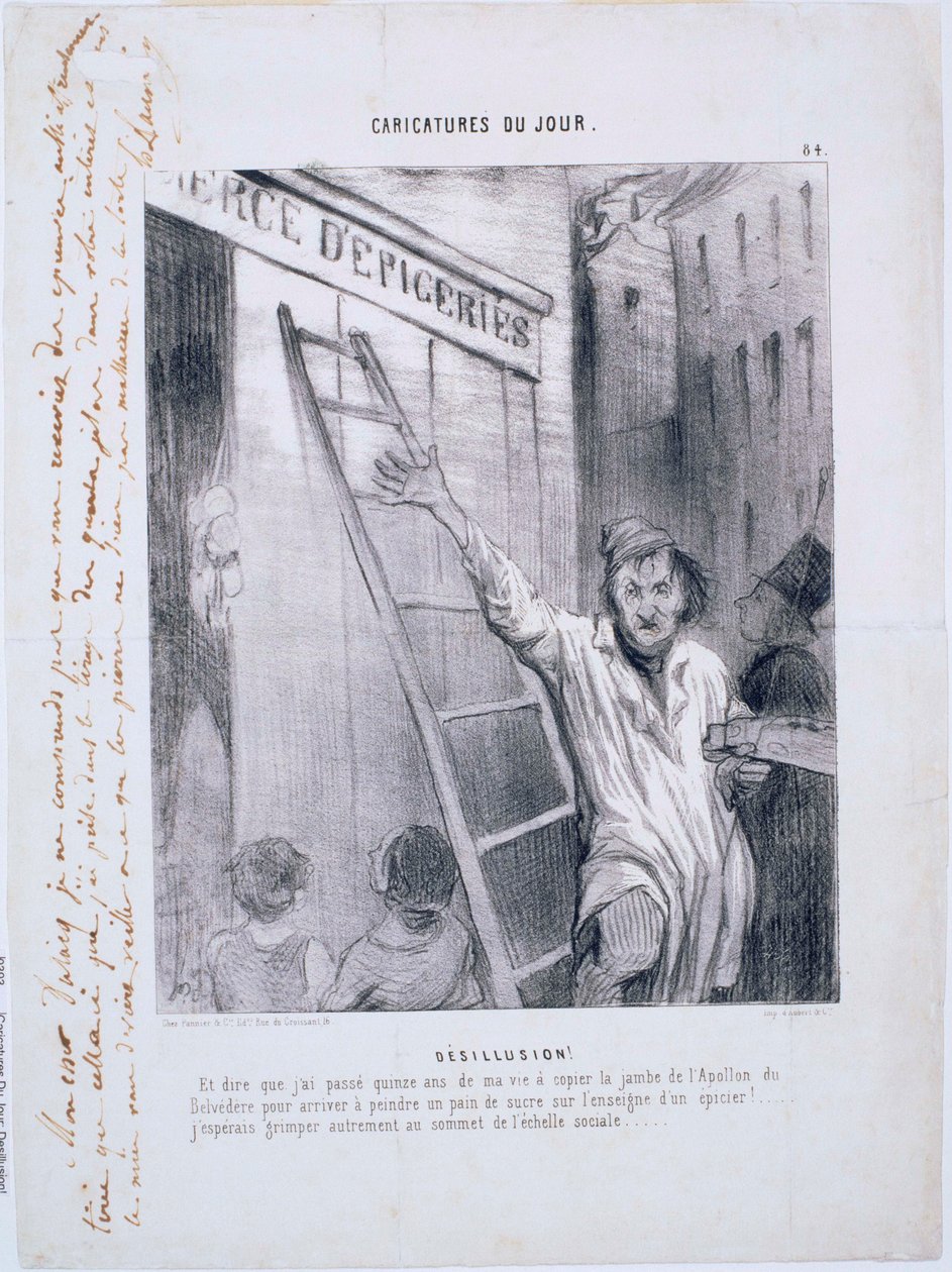 Päivän sarjakuvat: Pettymys! tekijältä Honoré Daumier