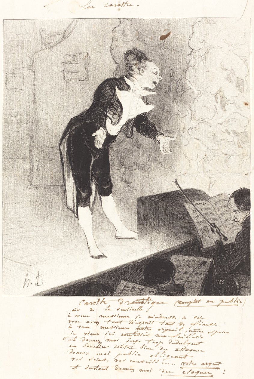 dramaattinen porkkana tekijältä Honoré Daumier