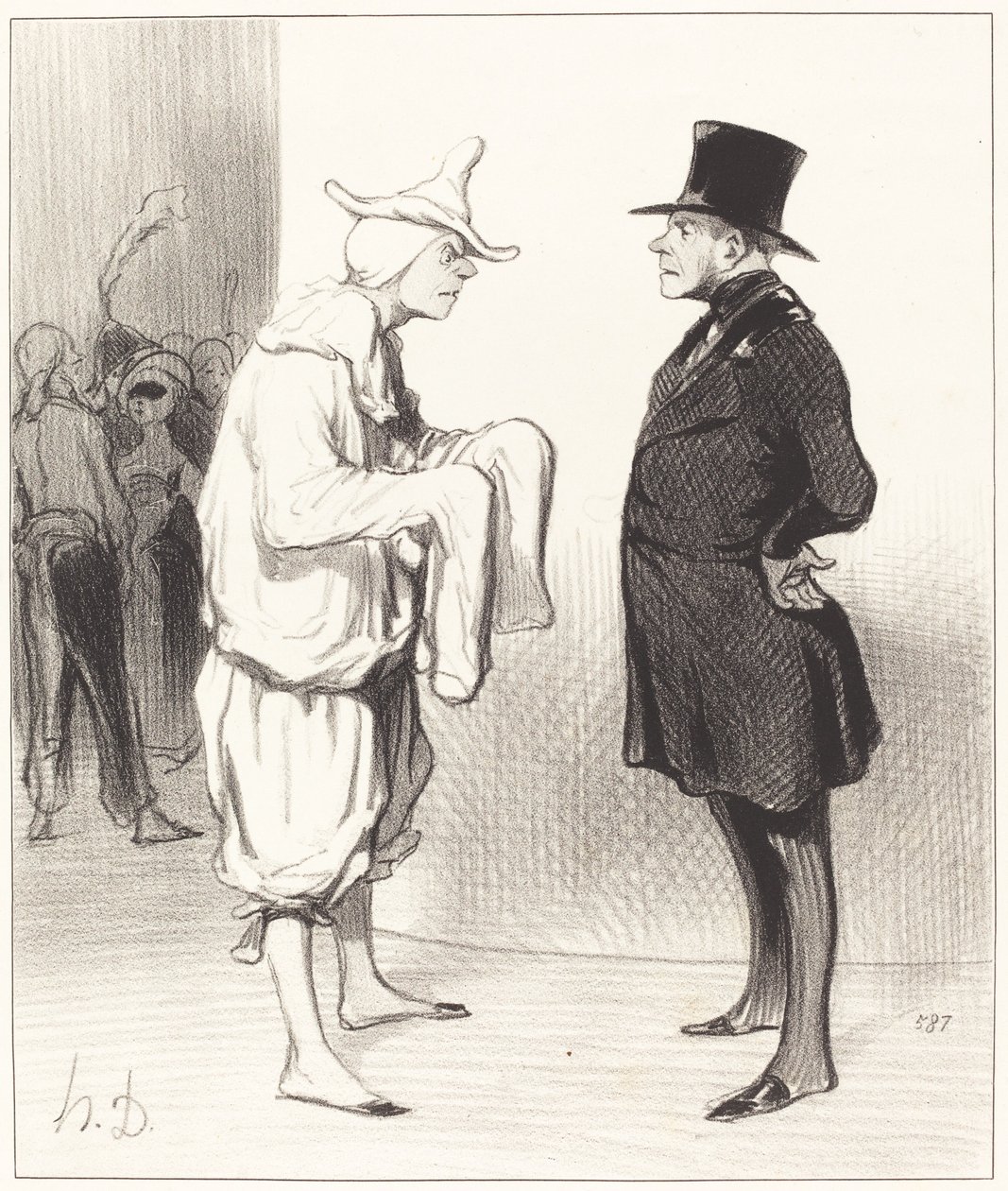 Outfielderin porkkana tekijältä Honoré Daumier