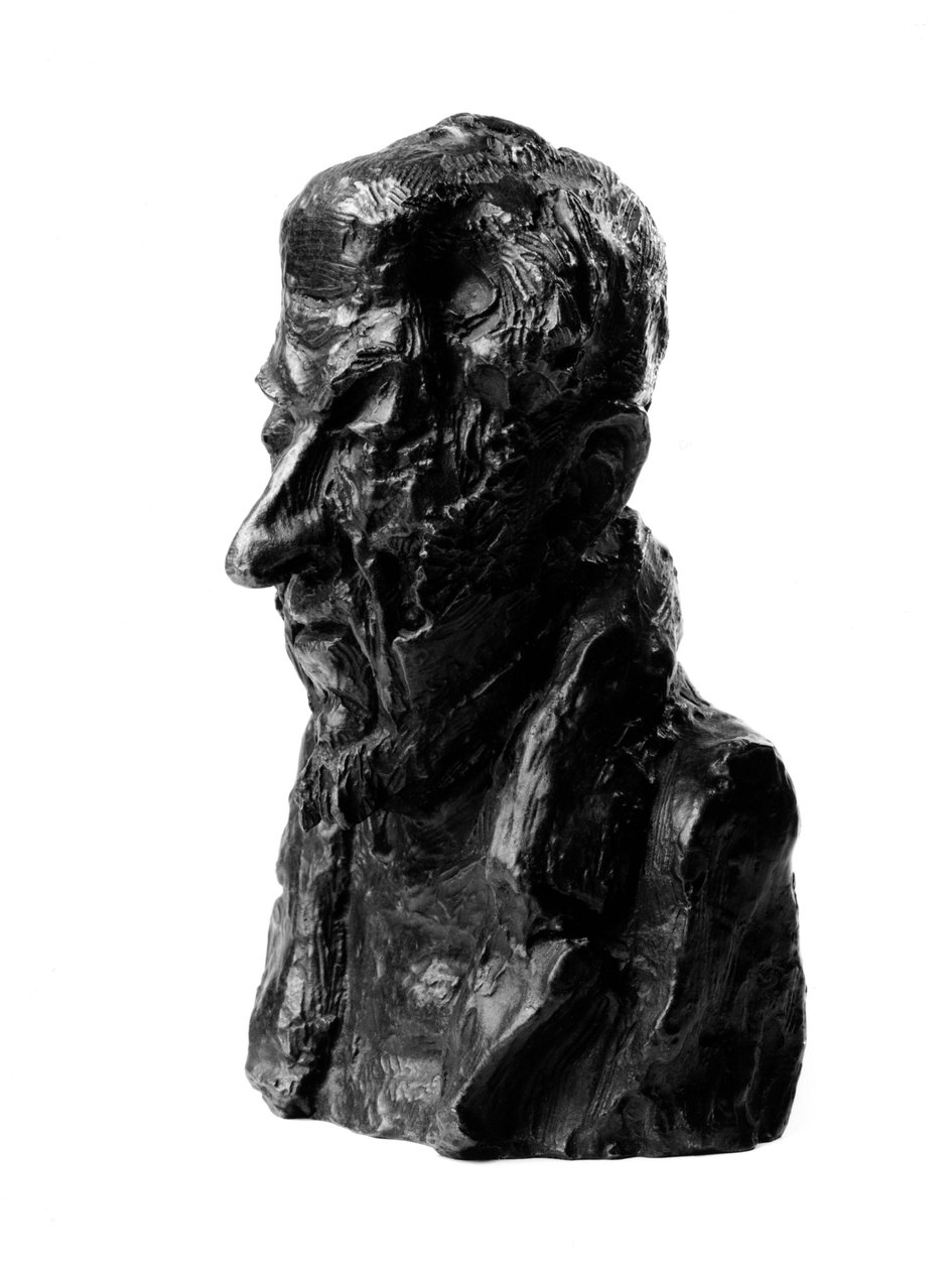 Sarjakuva kreivi Alfred Pierre de Fallux du Coudray (1811-1885), vara- ja ministeri. Paha"" Honore Daumierin (1808-1879) veistos 1800-luku. Inv L 48,16 Dim in cm K 23 x L 1 Museum of Fine Arts, Palais Longchamp, Marseille tekijältä Honoré Daumier