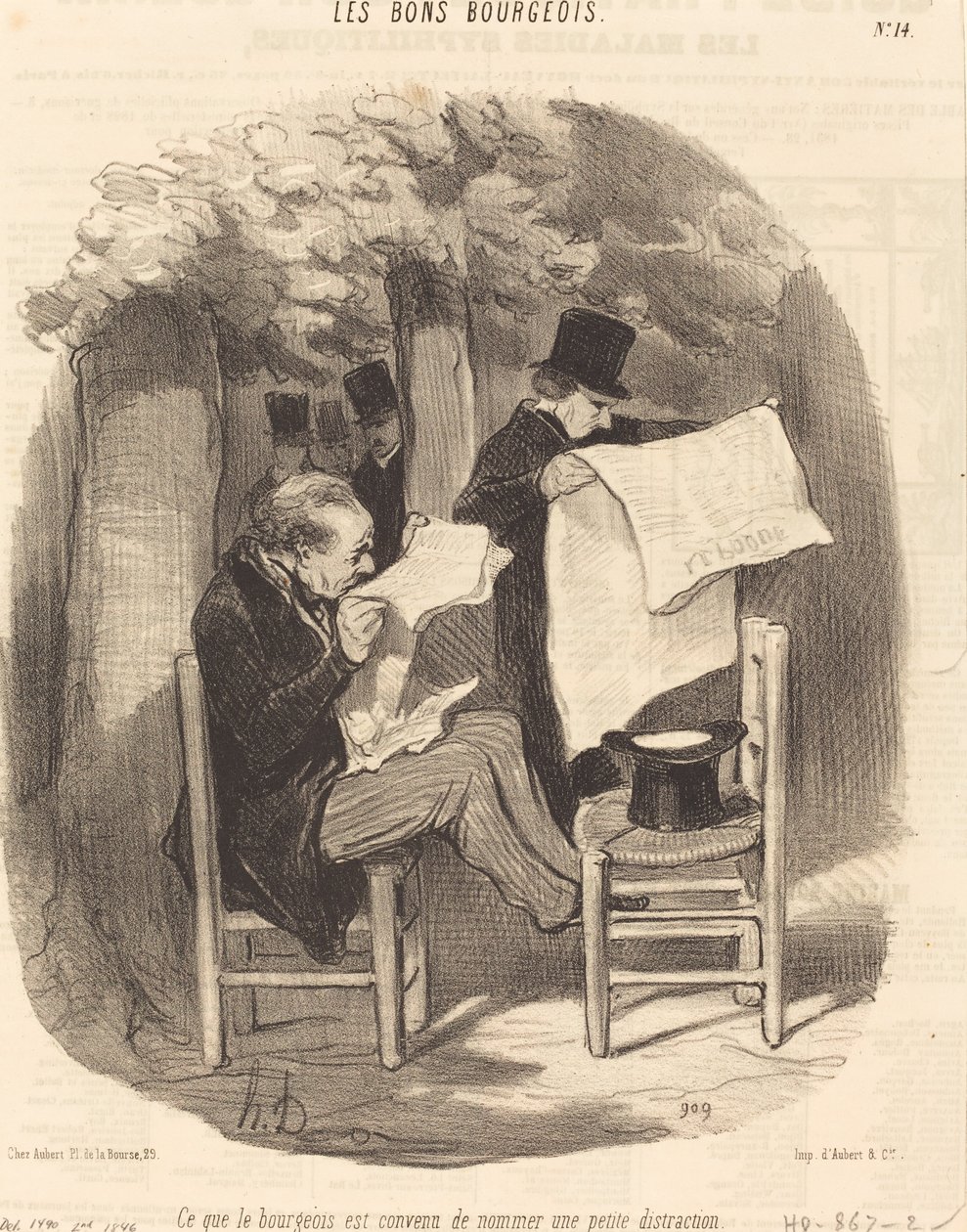 Mitä porvaristo suostui kutsumaan... häiriötekijäksi tekijältä Honoré Daumier
