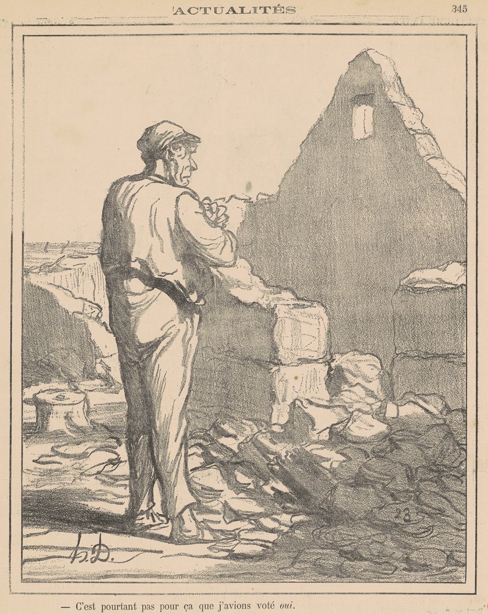 Mutta ei siksi... tekijältä Honoré Daumier