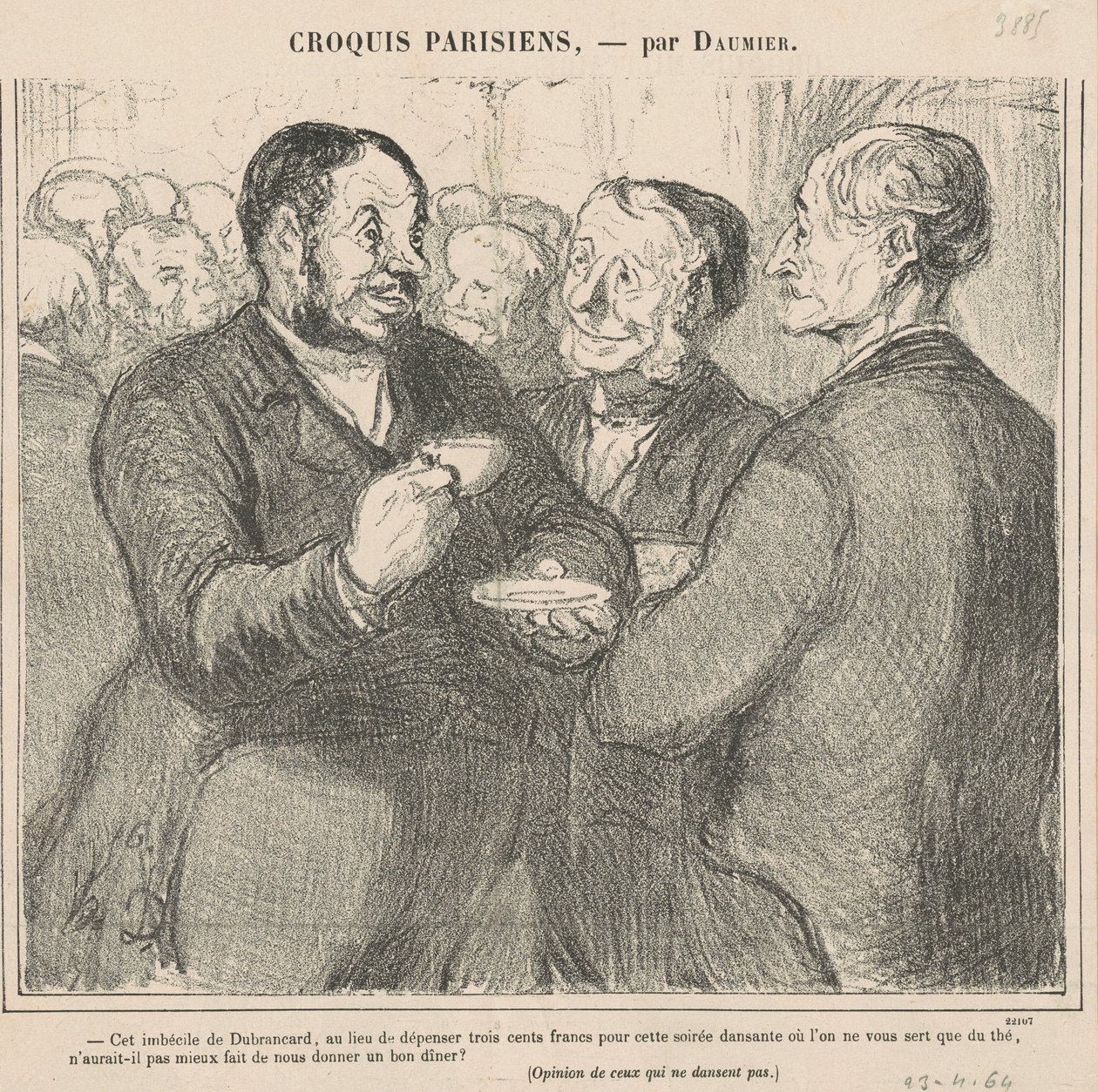 Tuo tyhmä dubrancart... tekijältä Honoré Daumier