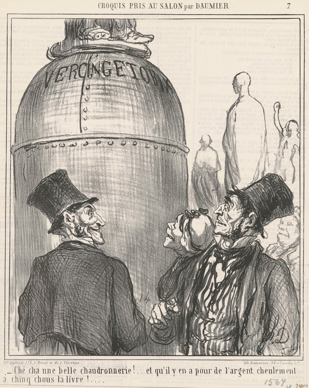 Ché cha kaunis kattilan valmistus! tekijältä Honoré Daumier