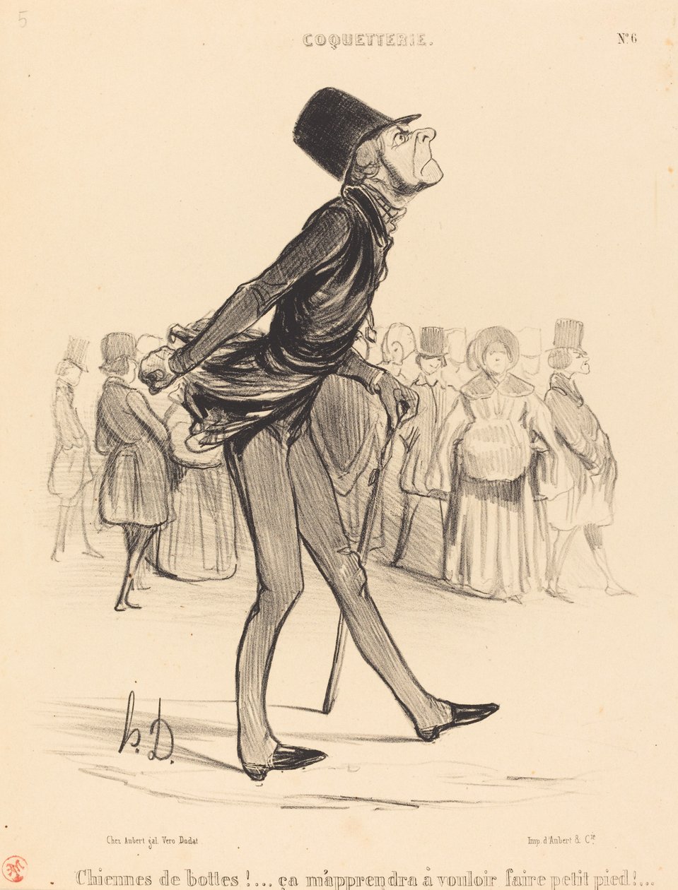 Aloita naaraskoirat!... tekijältä Honoré Daumier