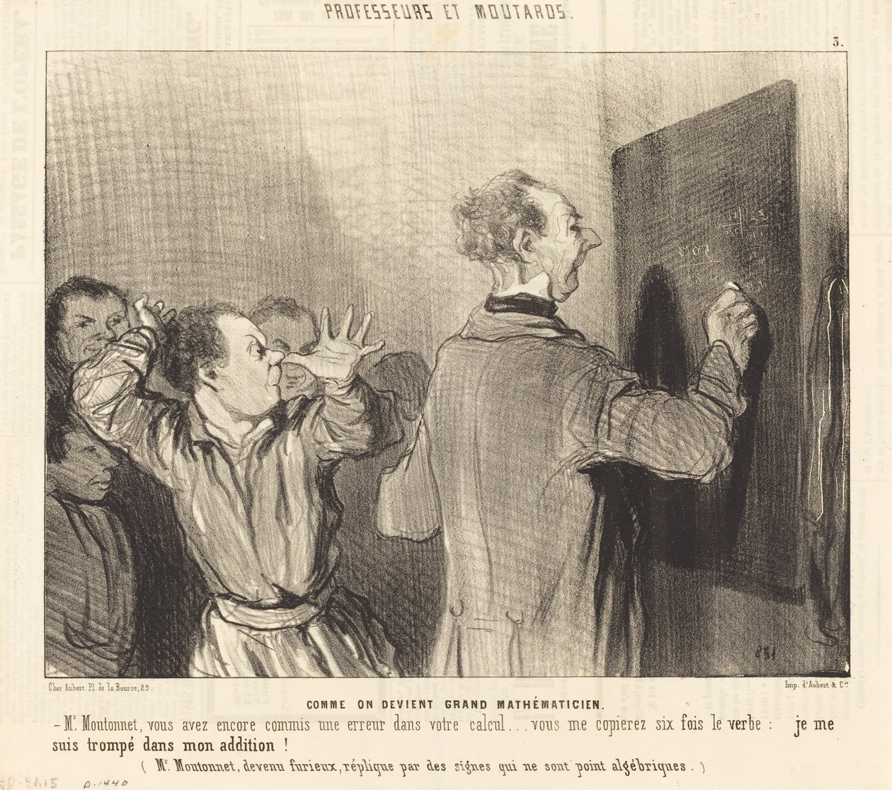Kuinka ihmisestä tulee suuri matemaatikko tekijältä Honoré Daumier
