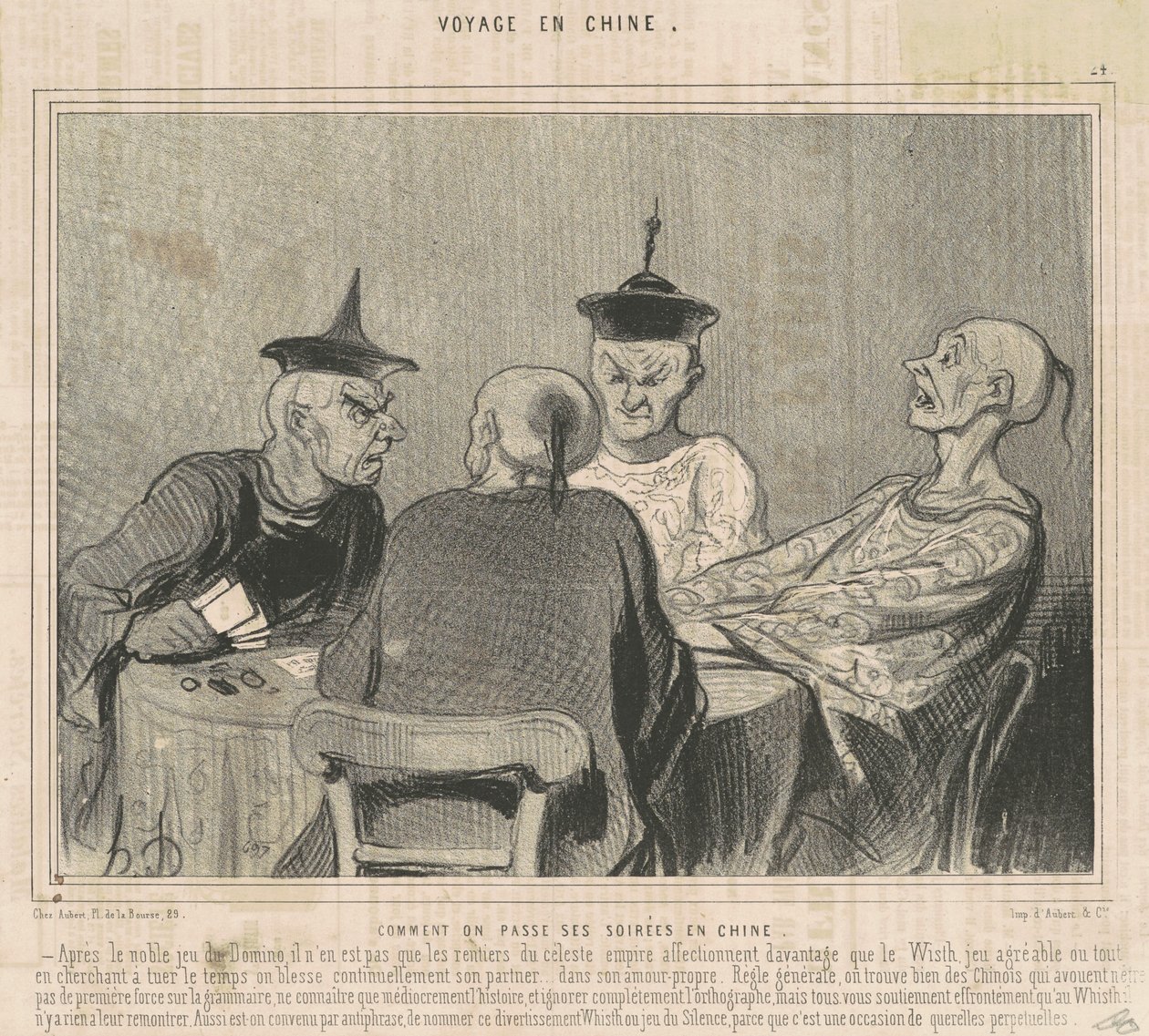 Miten vietät iltasi Kiinassa? tekijältä Honoré Daumier