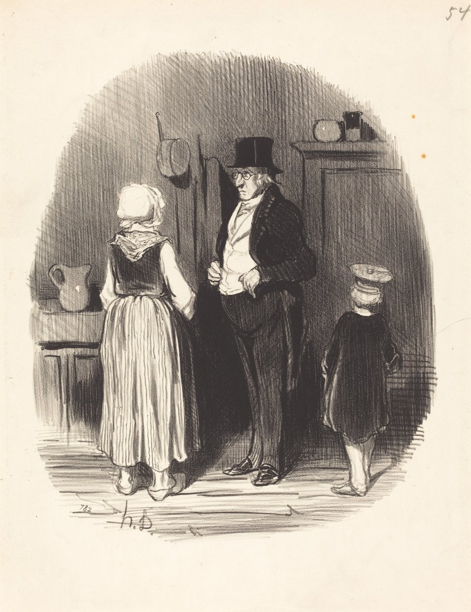 Kuinka!... kaikki lampaani ovat kuolleet... tekijältä Honoré Daumier