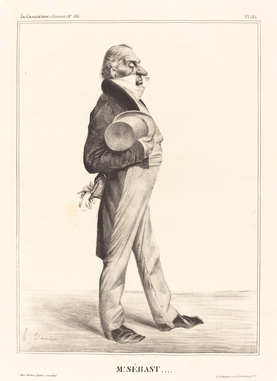 Kreivi Horace Sebastiani tekijältä Honoré Daumier