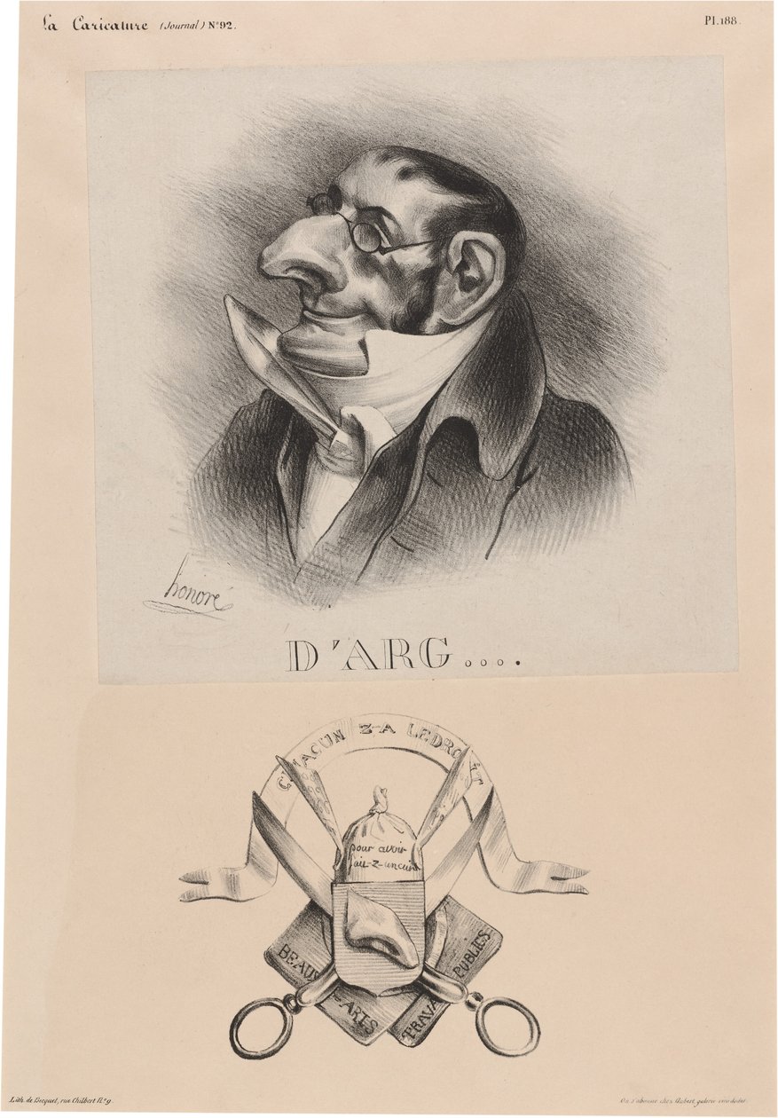 Argoutin kreivi tekijältä Honoré Daumier