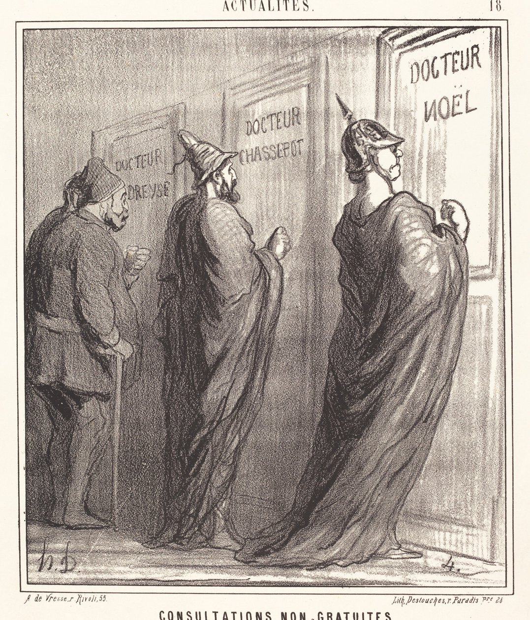 Konsultaatiot eivät ole ilmaisia tekijältä Honoré Daumier