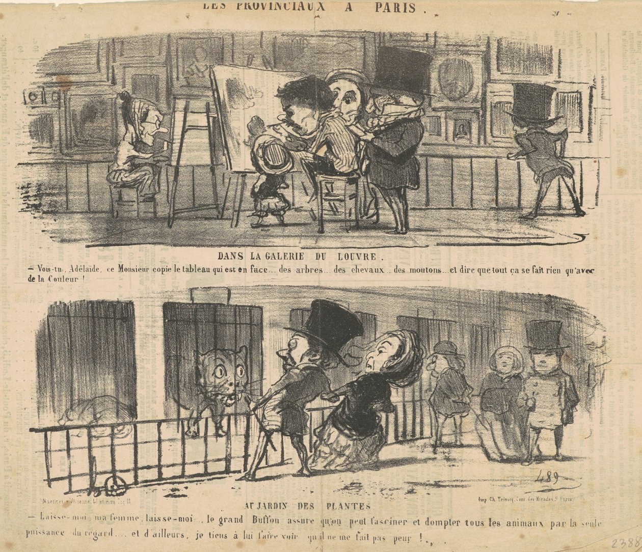 Louvren galleriassa tekijältä Honoré Daumier