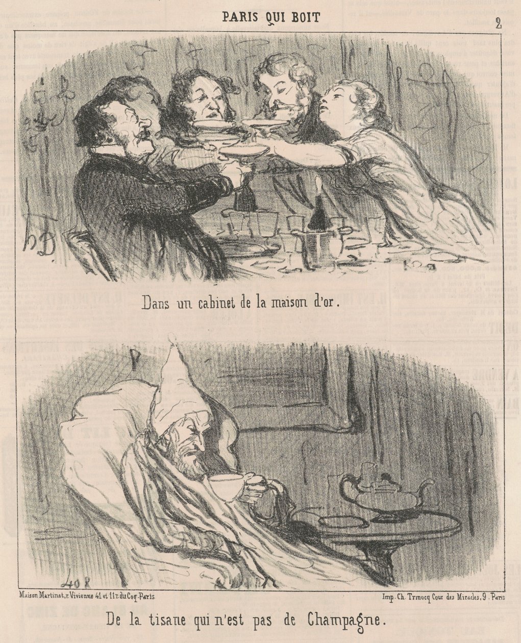 Kultaisen talon kaapissa tekijältä Honoré Daumier