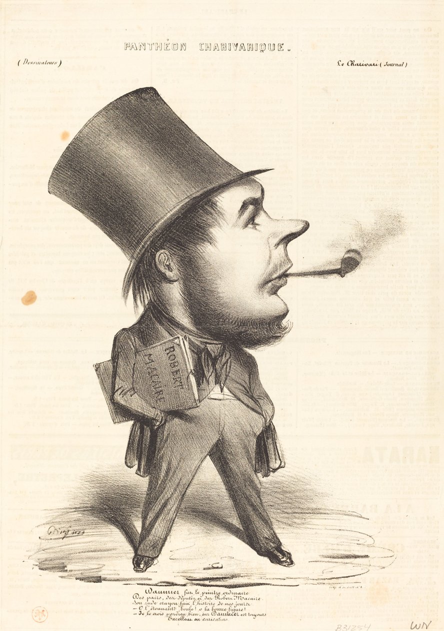 Daumier oli tavallinen maalari... tekijältä Honoré Daumier