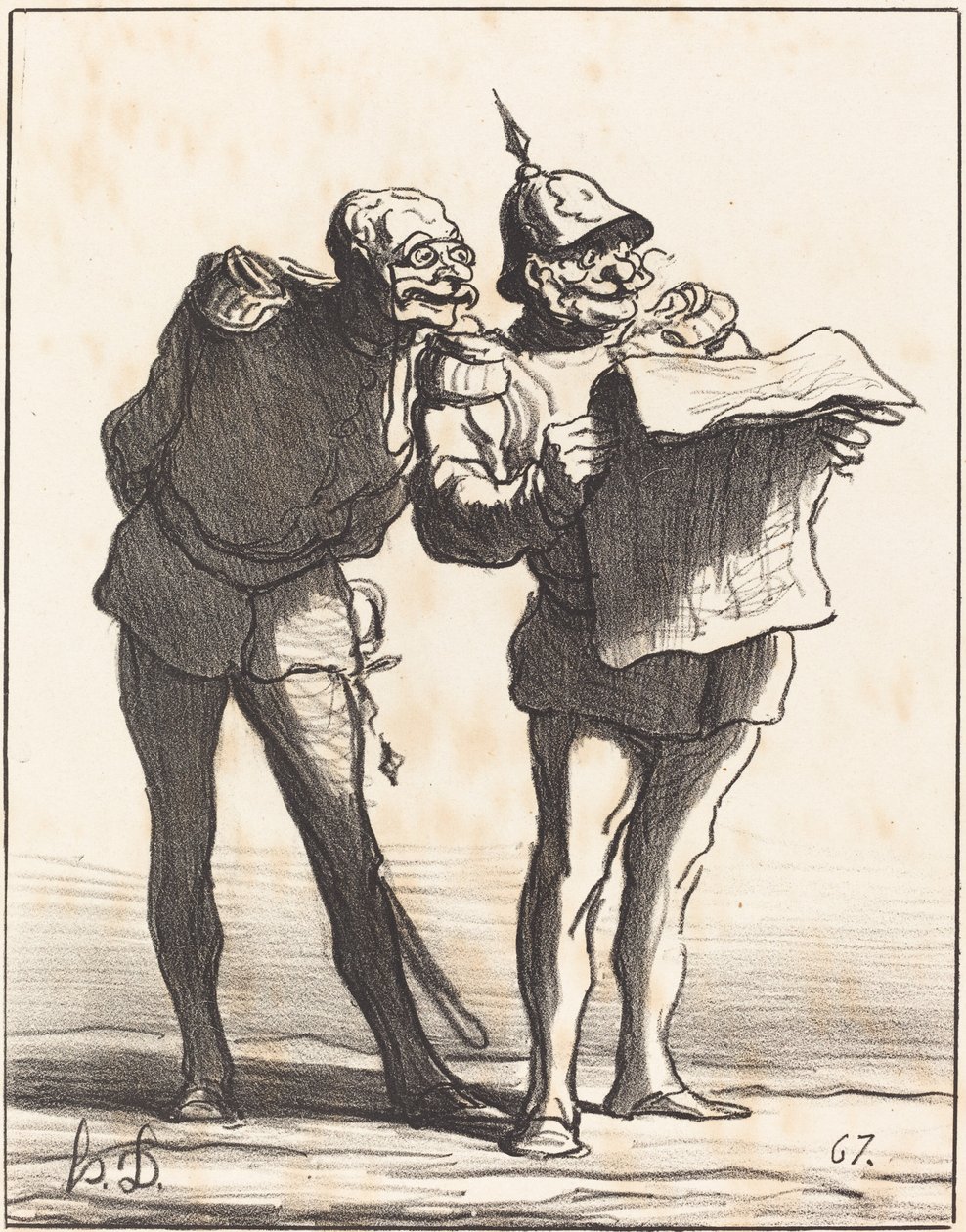 Ilmeisesti emme voi... tekijältä Honoré Daumier