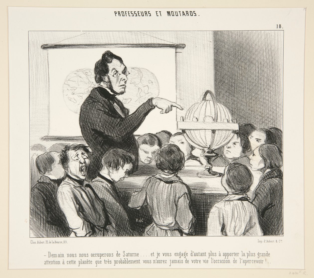 Huomenna käsittelemme Saturnusta tekijältä Honoré Daumier