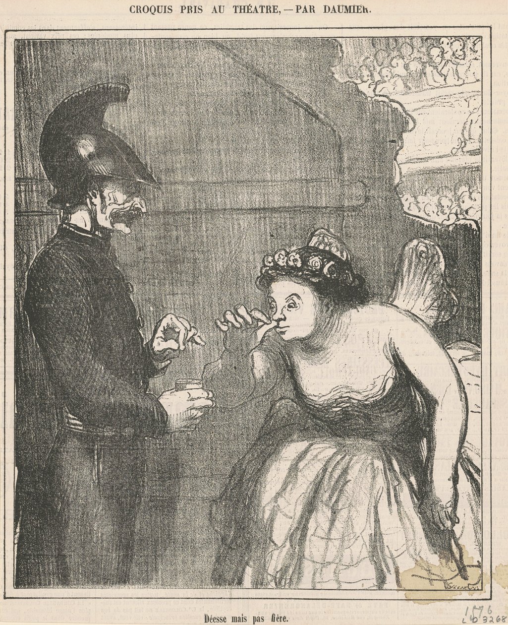 Jumalatar, mutta ei ylpeä tekijältä Honoré Daumier