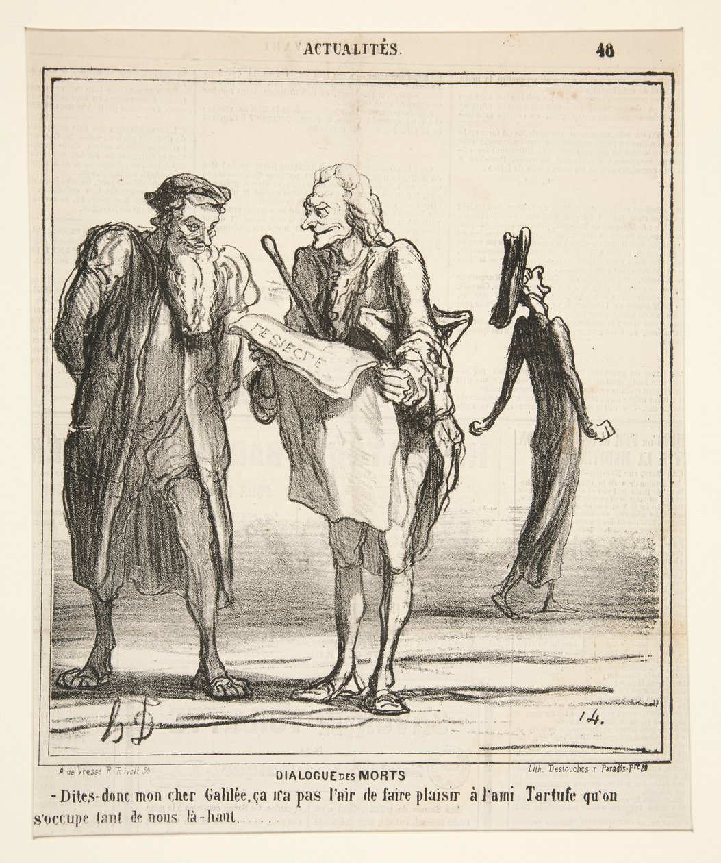 Dialogu of the Dead - Sano niin rakas Galilea tekijältä Honoré Daumier