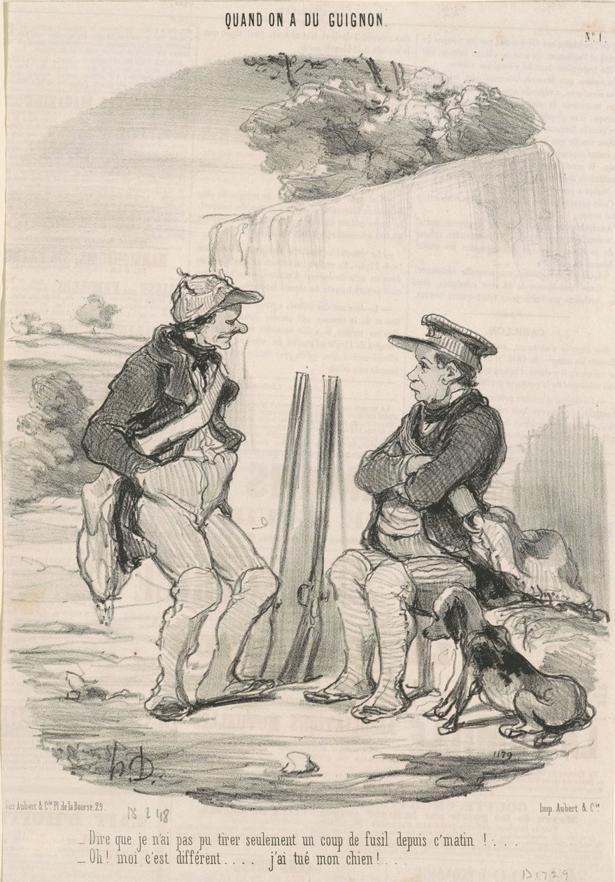 Sanoa, etten voinut ampua... tekijältä Honoré Daumier