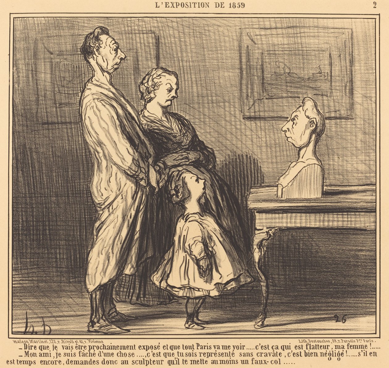 Sanoa, että tulen...paljastettu... tekijältä Honoré Daumier