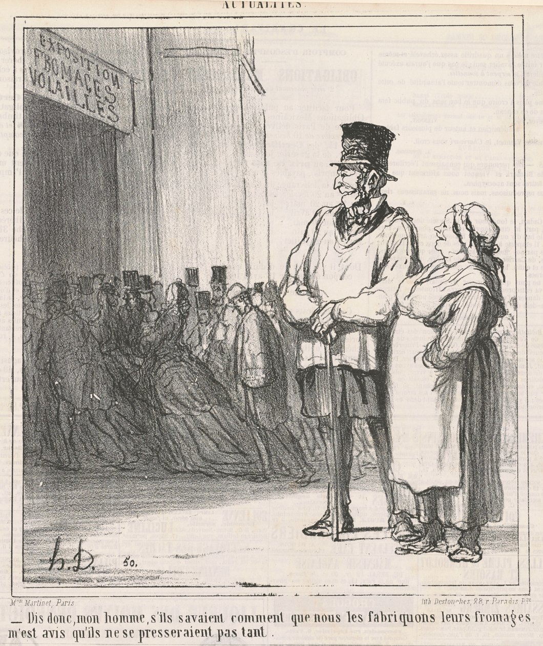 Sano, mieheni, jos he tietäisivät... tekijältä Honoré Daumier