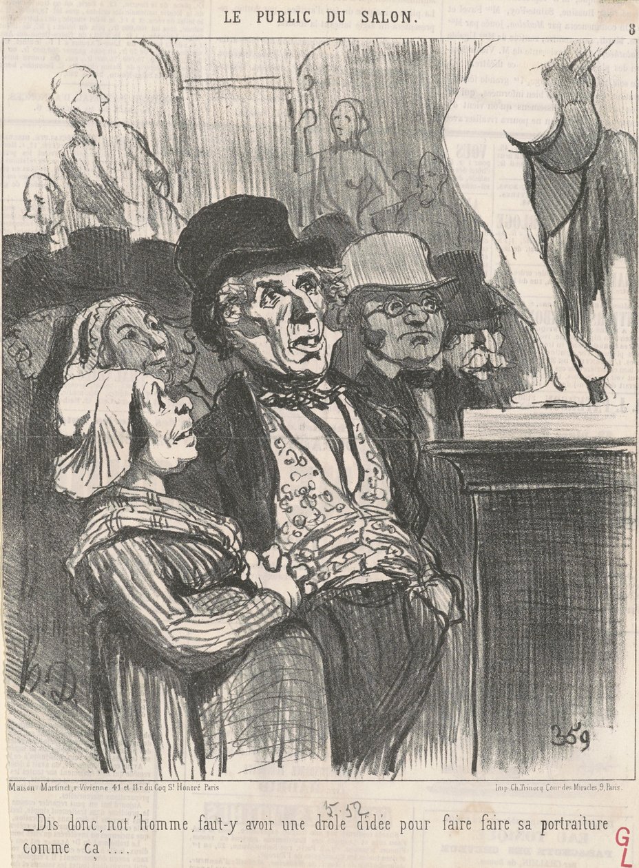 Sano, miehemme, täytyy... tekijältä Honoré Daumier