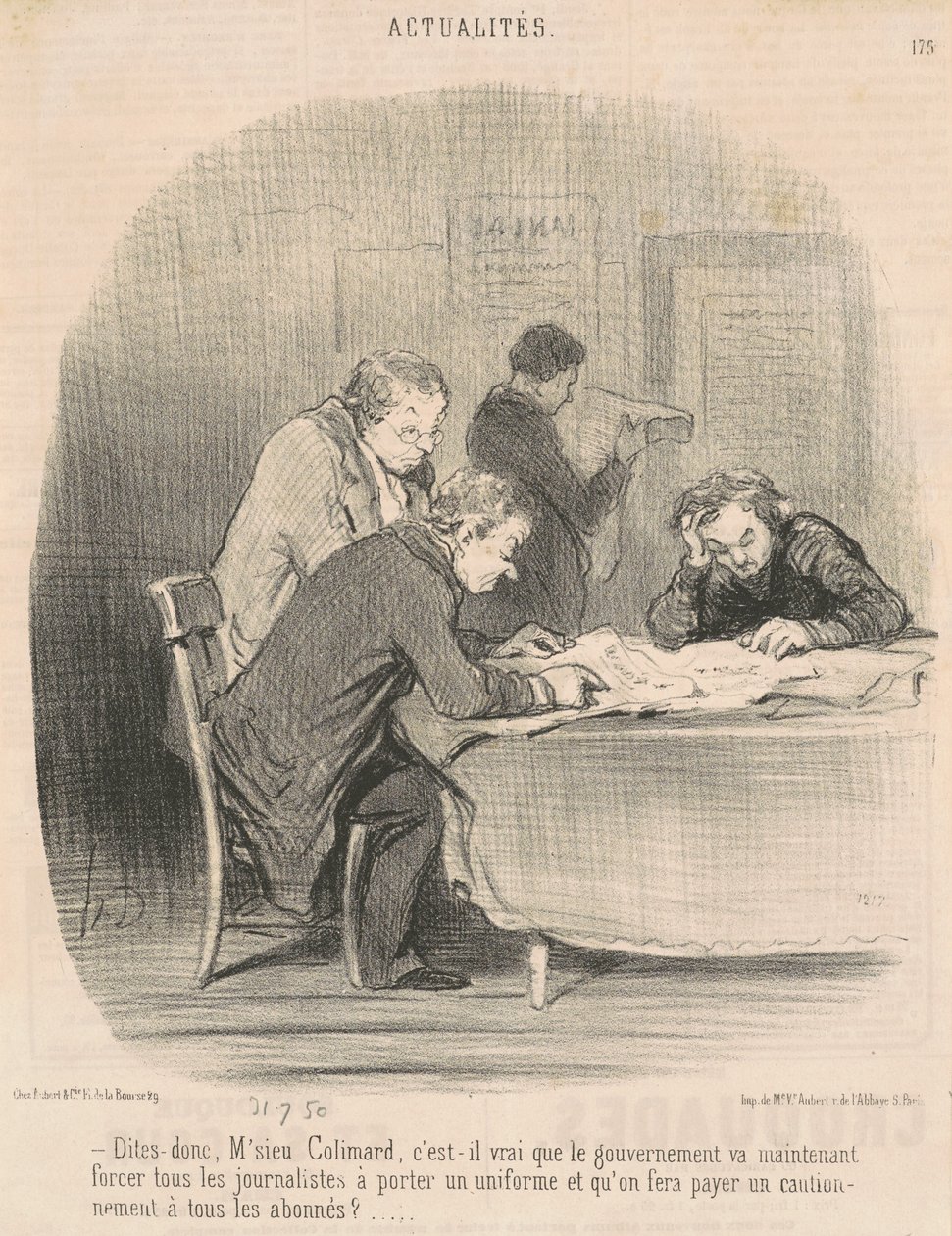 Sano, rouva Colimard... tekijältä Honoré Daumier
