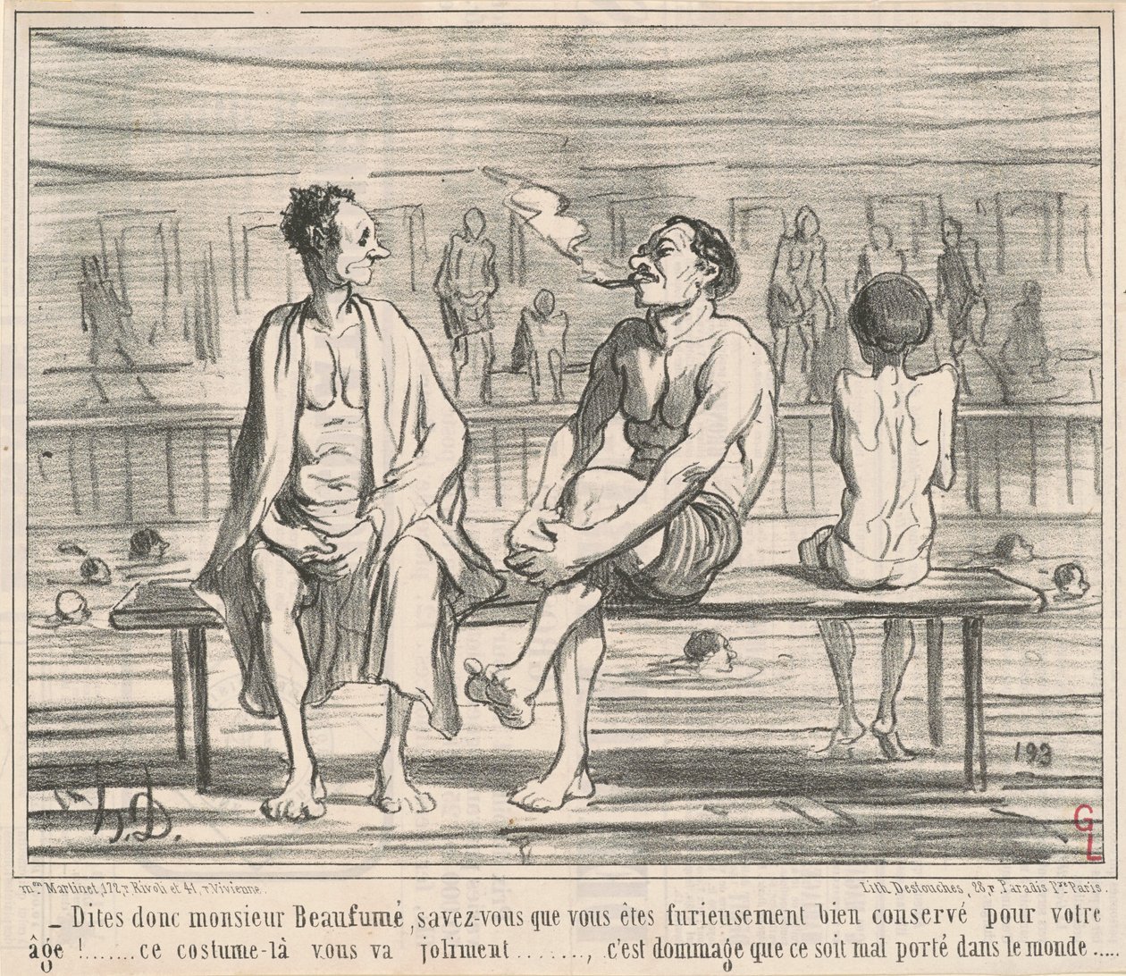 Sano, herra Beaufumé... tekijältä Honoré Daumier