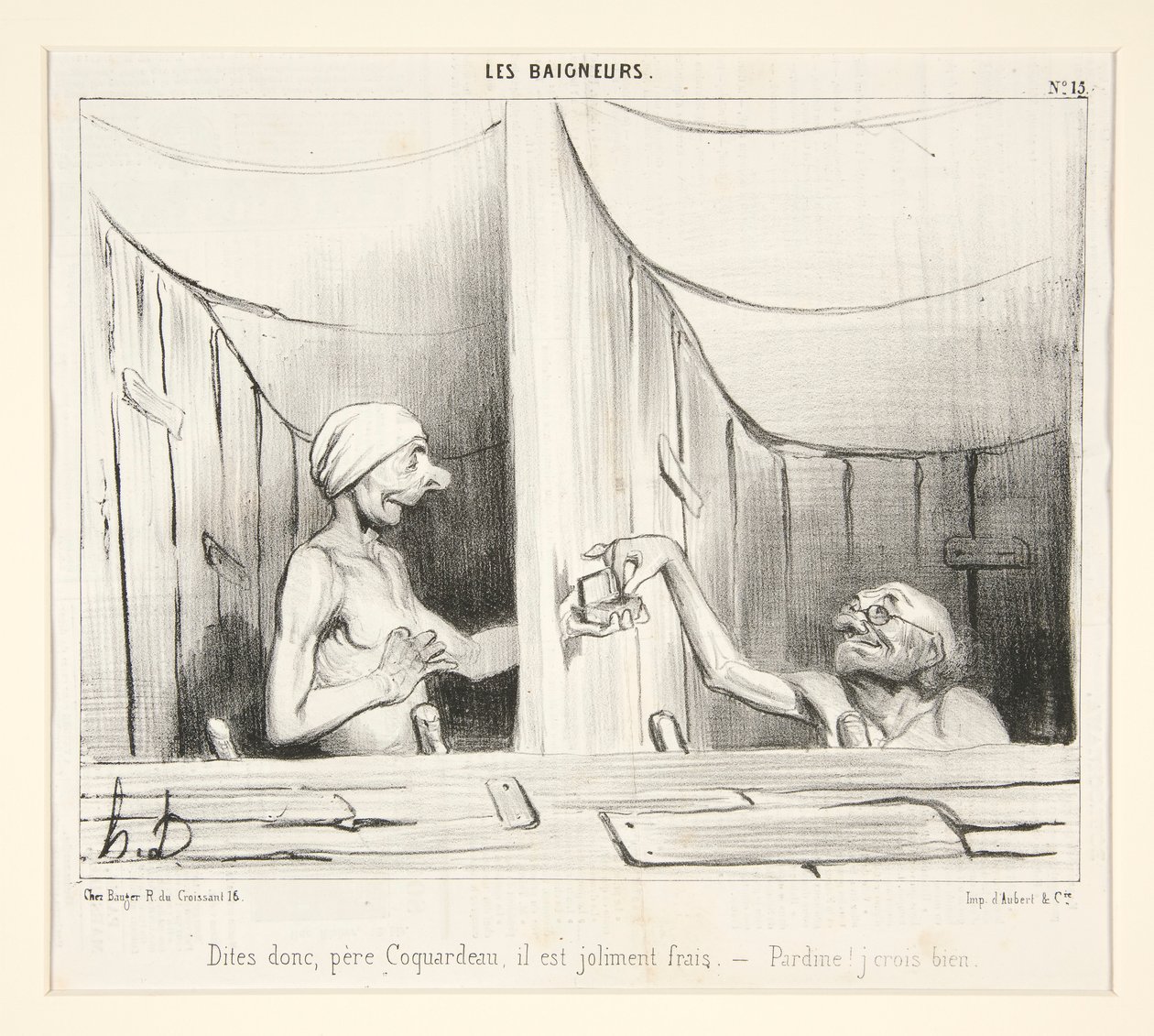 Sano, isä Coquardeau, se on aika tuoretta tekijältä Honoré Daumier