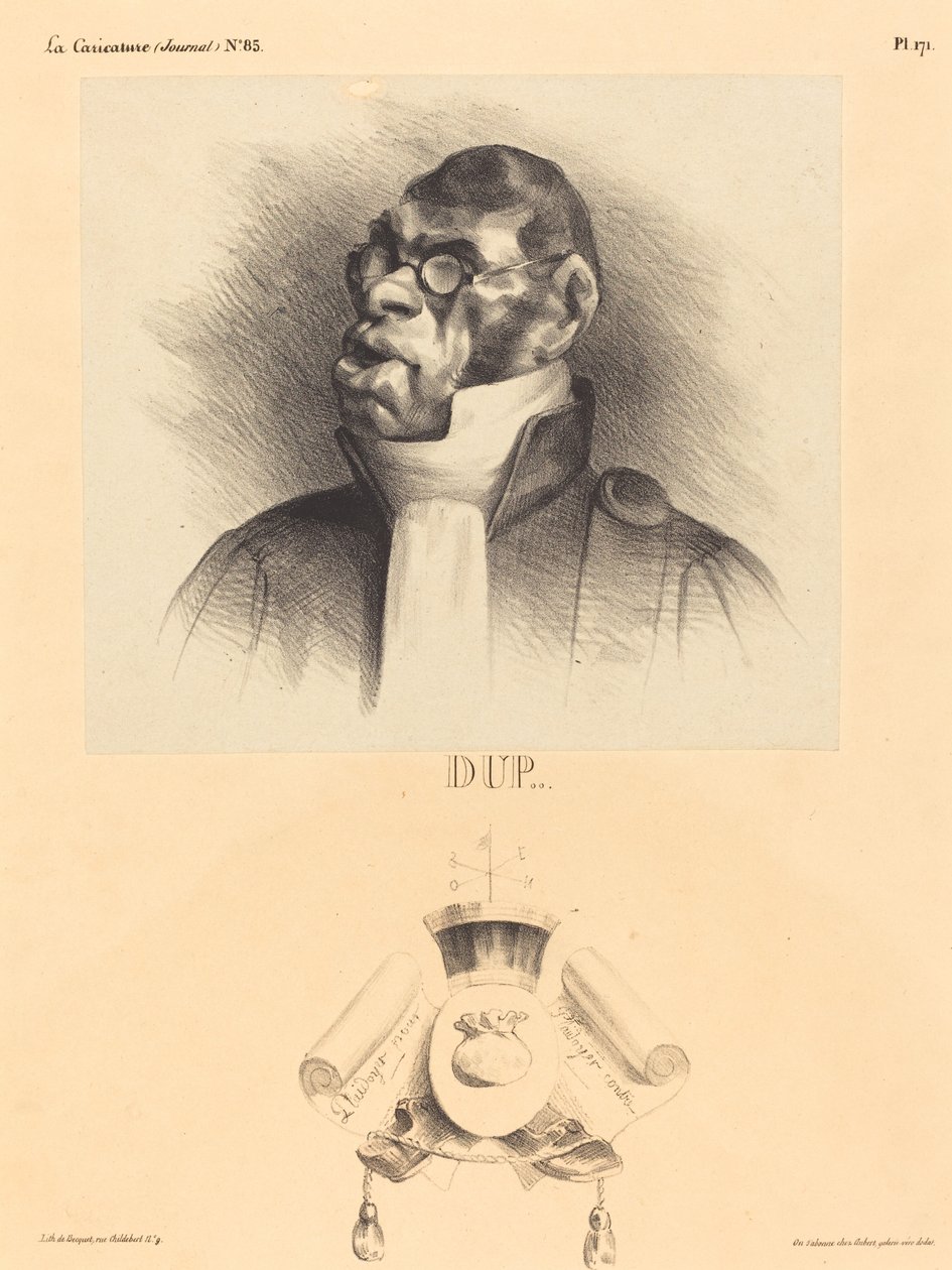 vanhin dupin tekijältä Honoré Daumier