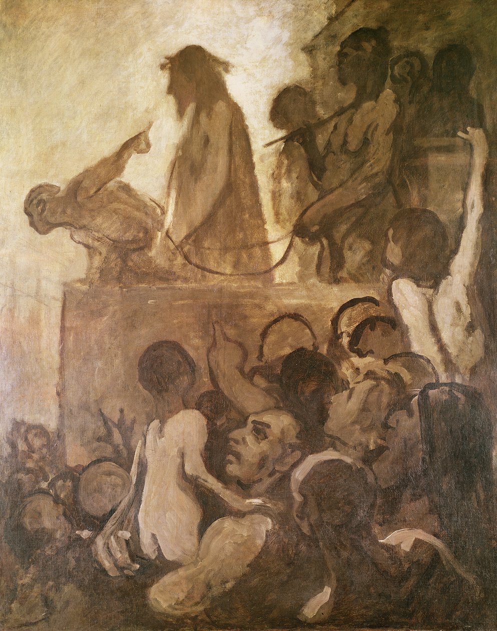 Ecce Homo, n. 1848-52 tekijältä Honoré Daumier