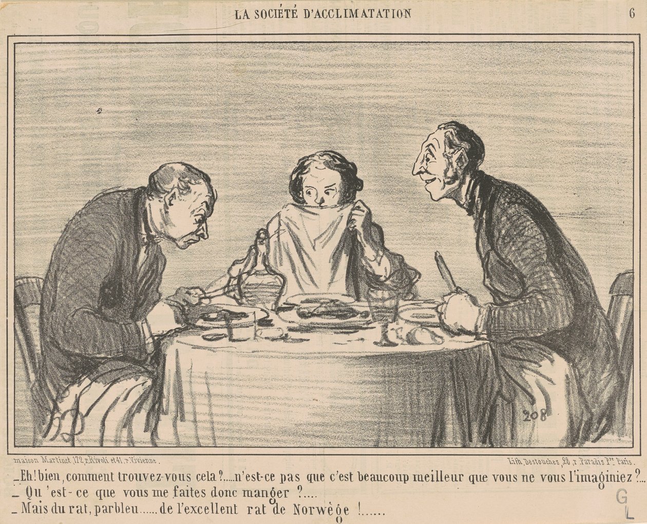 Hei! No, miten löydät sen? tekijältä Honoré Daumier