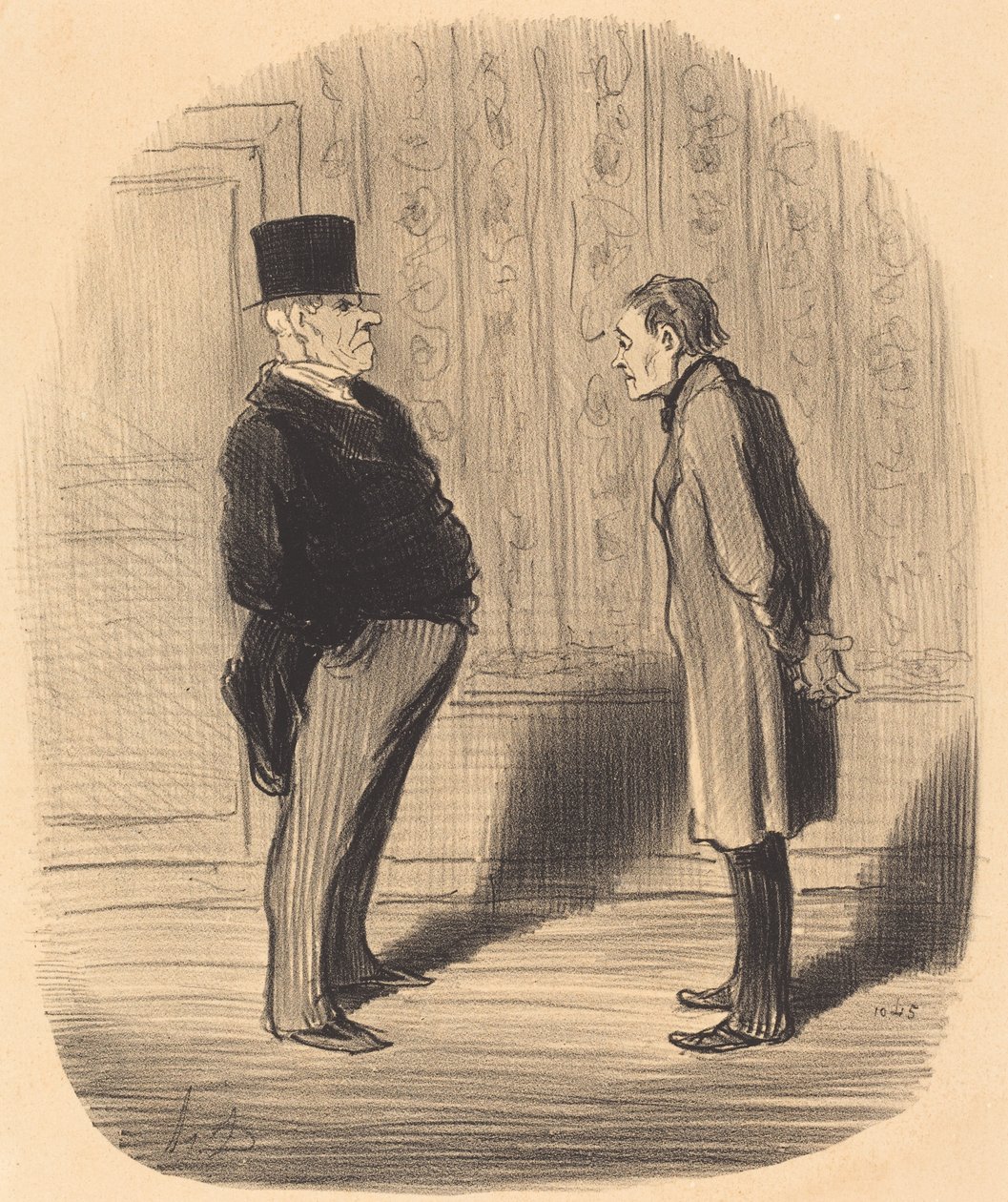 Hei! no herra ja minun kolme termiä... tekijältä Honoré Daumier