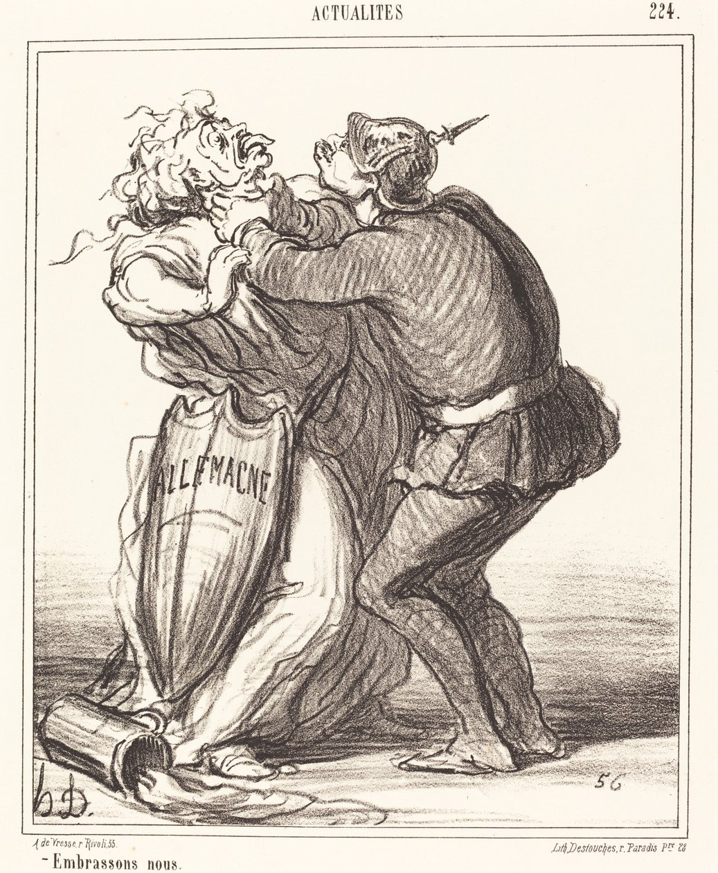 Suudellaan tekijältä Honoré Daumier