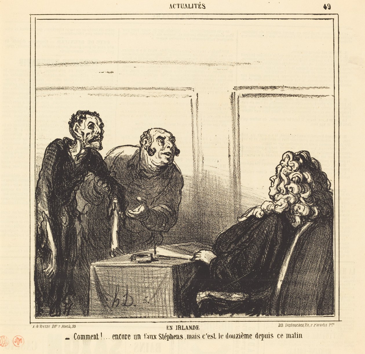 Irlannissa tekijältä Honoré Daumier