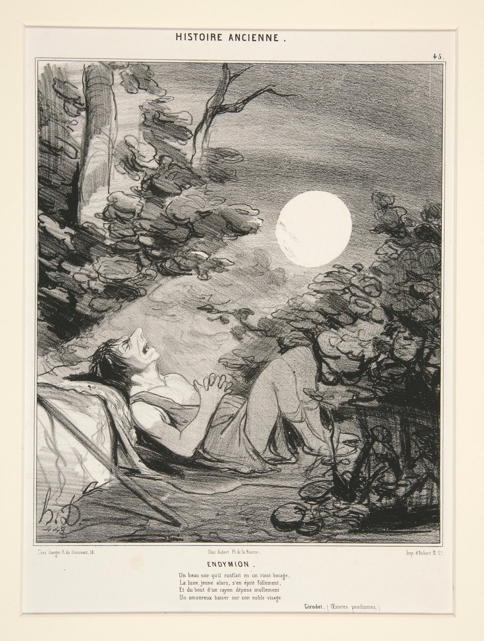 Endymion, levy 45 muinaisesta historiasta tekijältä Honoré Daumier