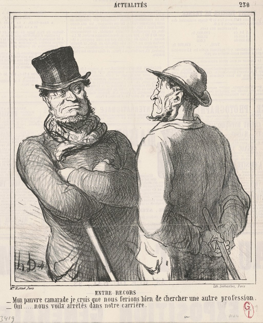 Muistojen välissä tekijältä Honoré Daumier
