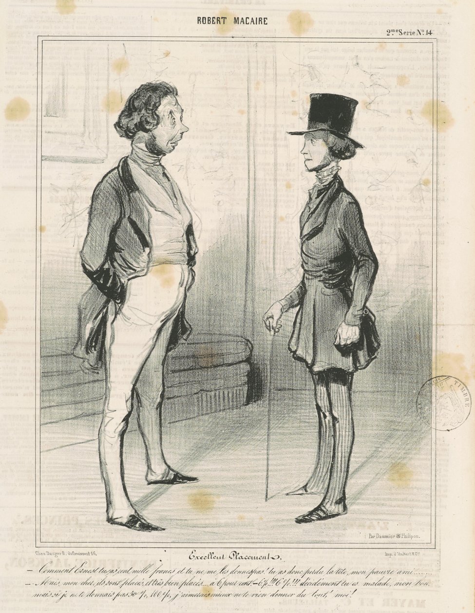 Erinomainen sijoitus tekijältä Honoré Daumier