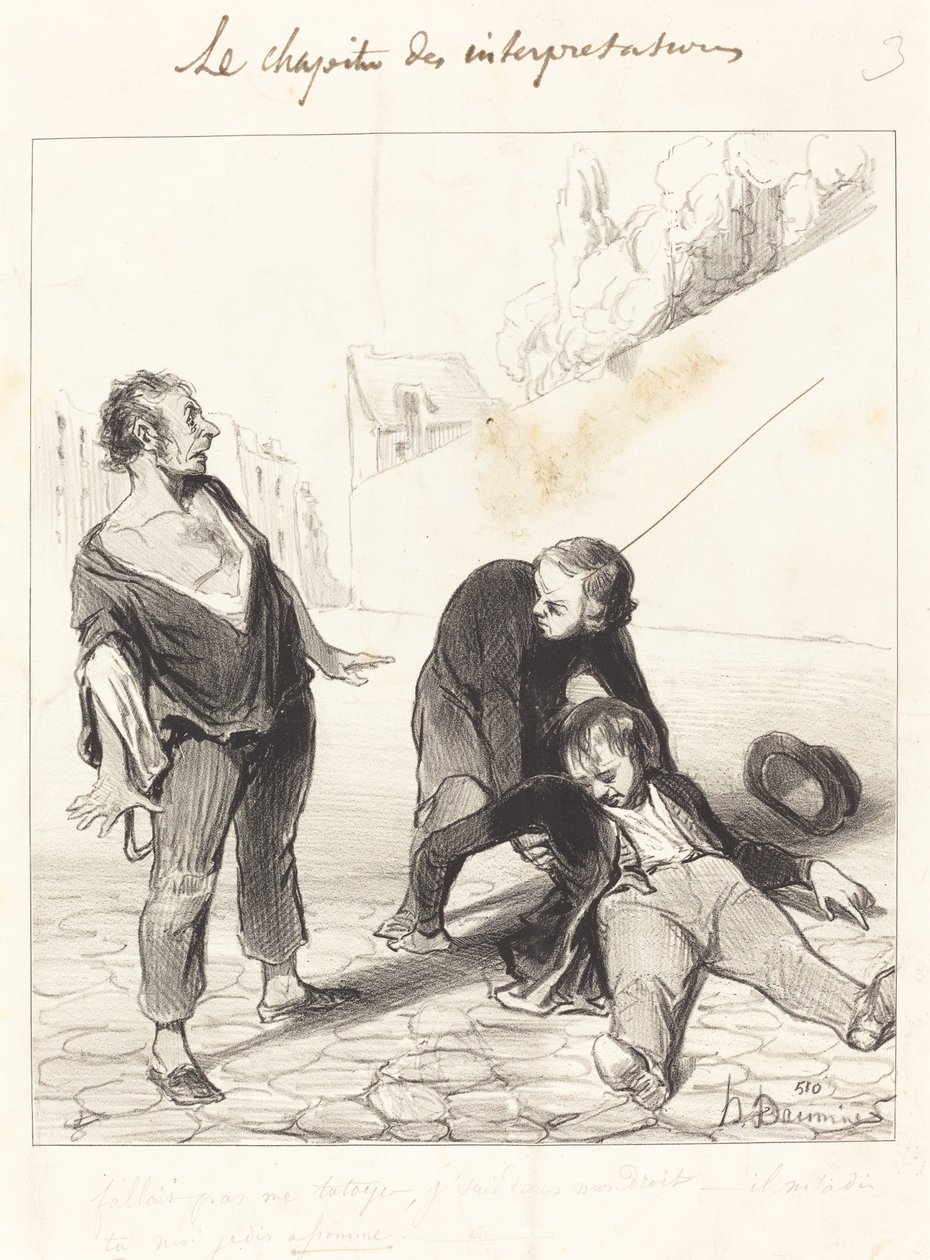 Sinun ei pitäisi kutsua minua tutuksi, olen... tekijältä Honoré Daumier