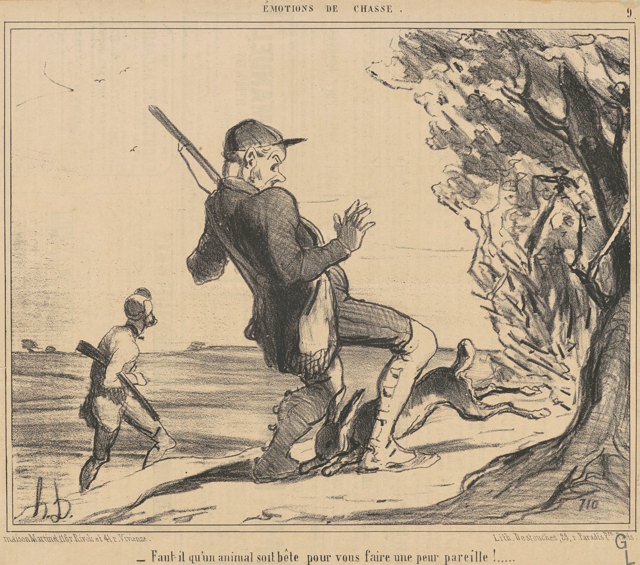 Pitääkö eläimen olla tyhmä tekijältä Honoré Daumier