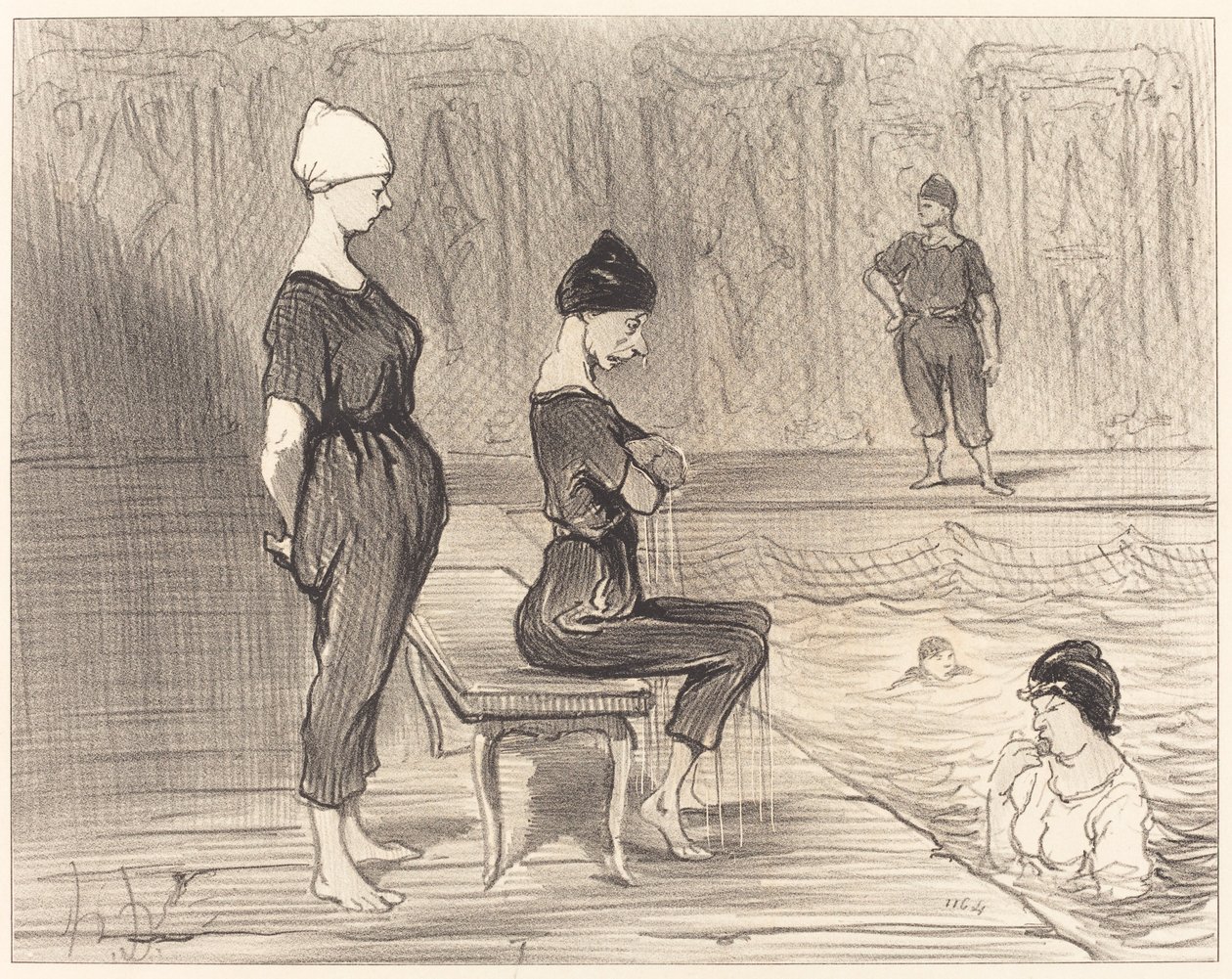 Olla osa parempaa puoliskoa... tekijältä Honoré Daumier