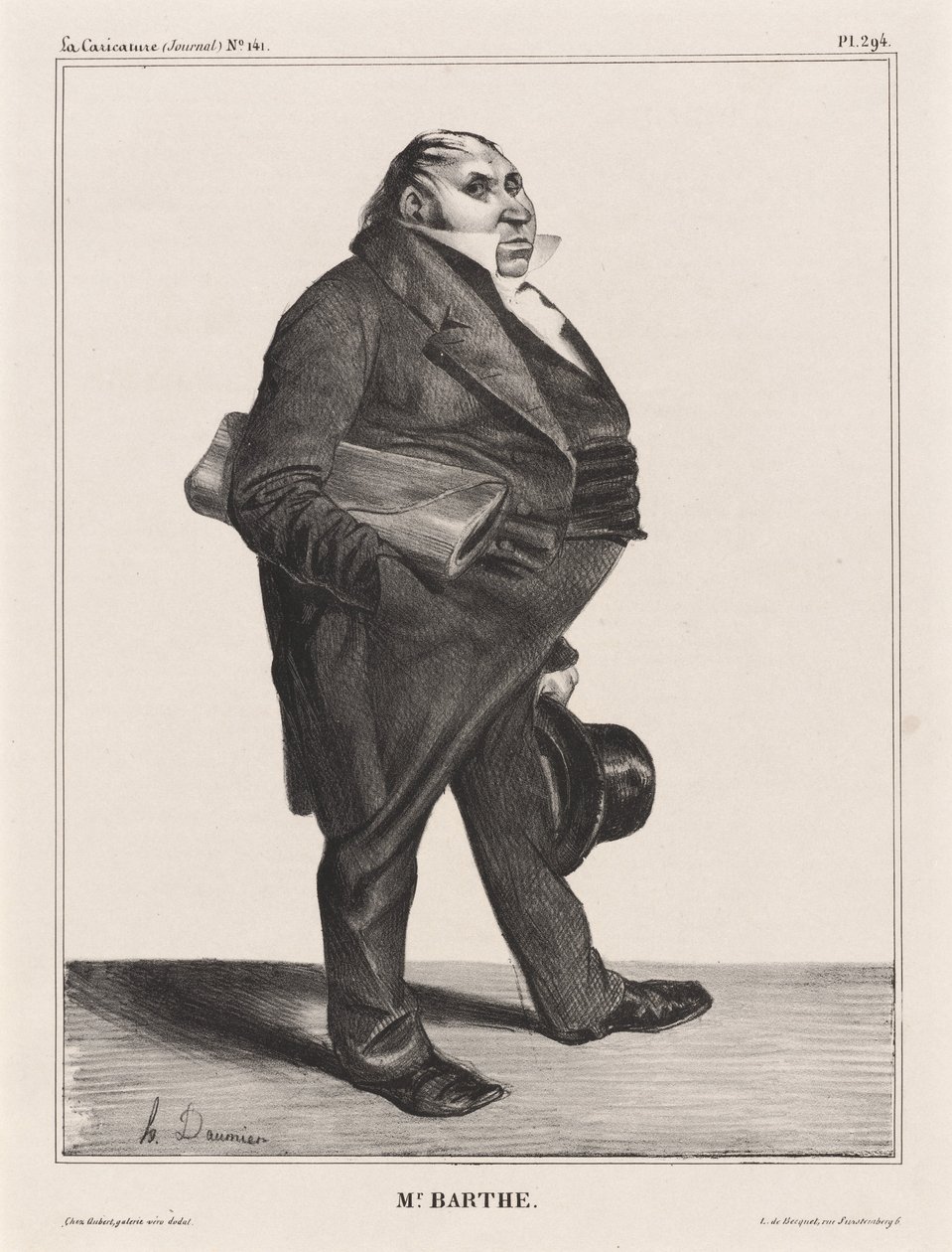 Felix Barthe tekijältä Honoré Daumier