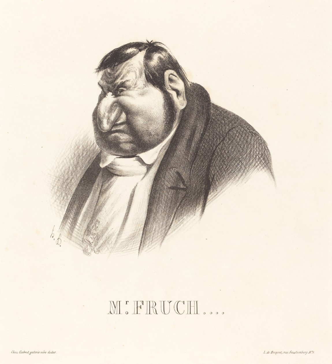Fruchard ja rintakuva tekijältä Honoré Daumier