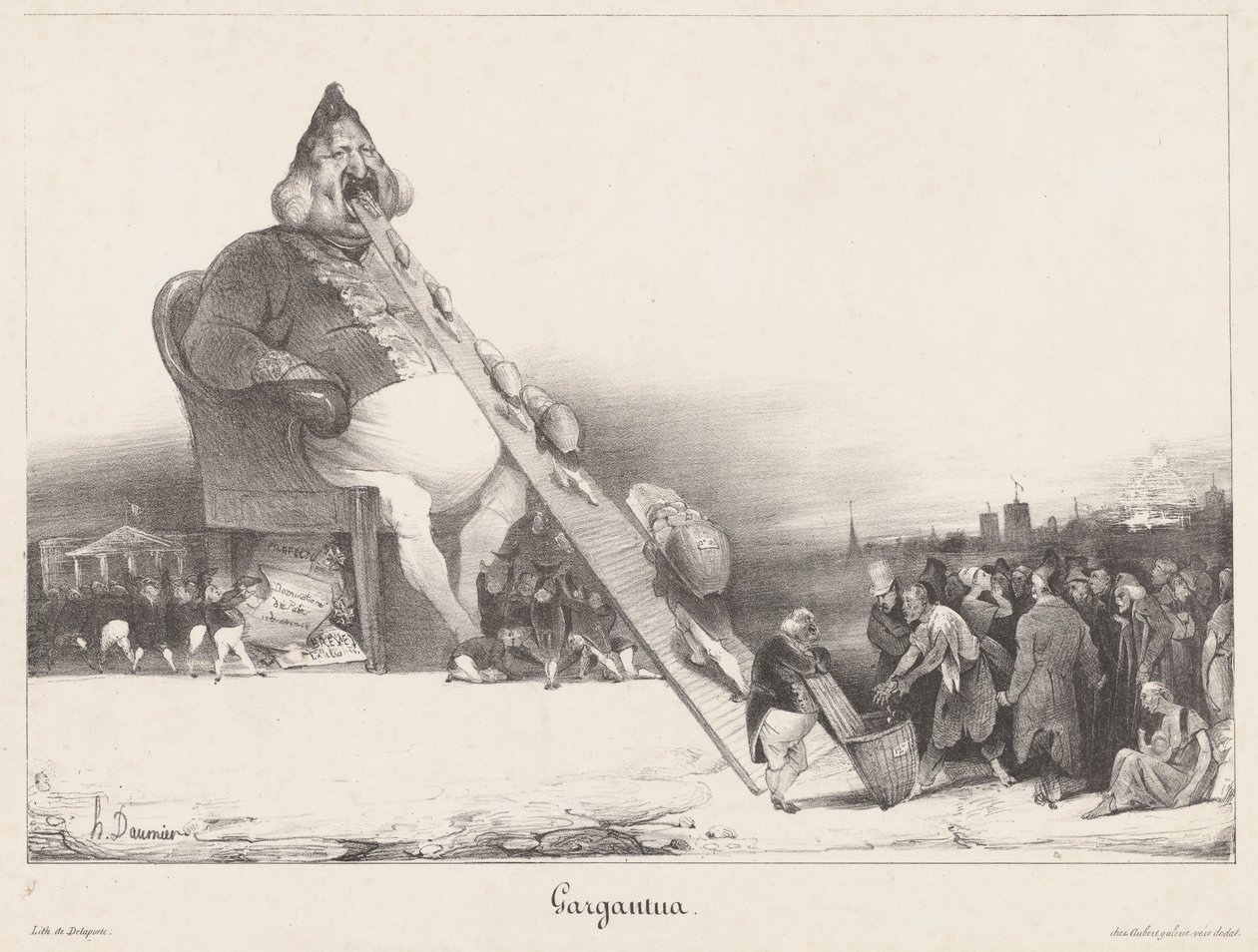 Gargantua tekijältä Honoré Daumier