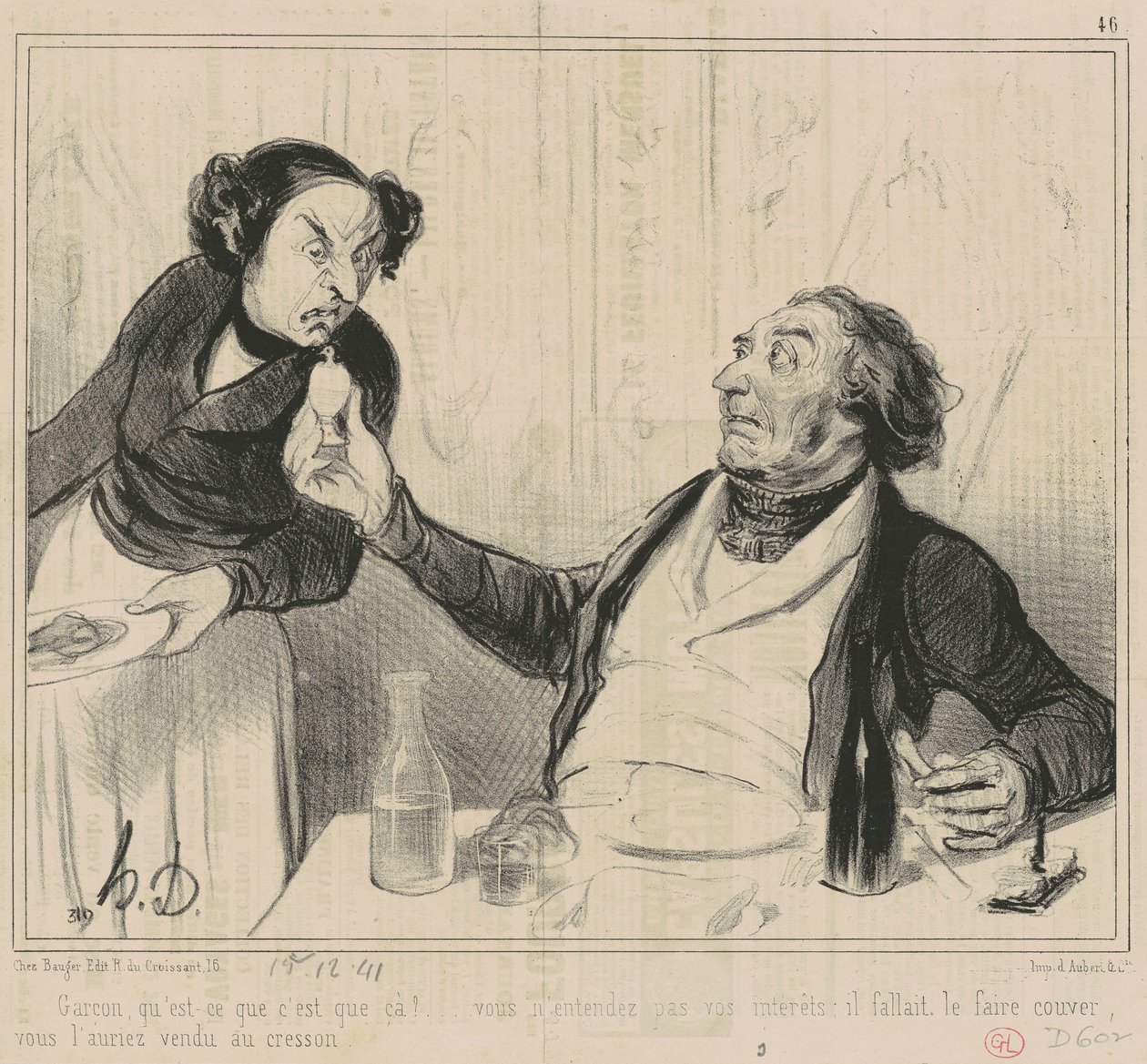 Poika, mikä se on?... tekijältä Honoré Daumier